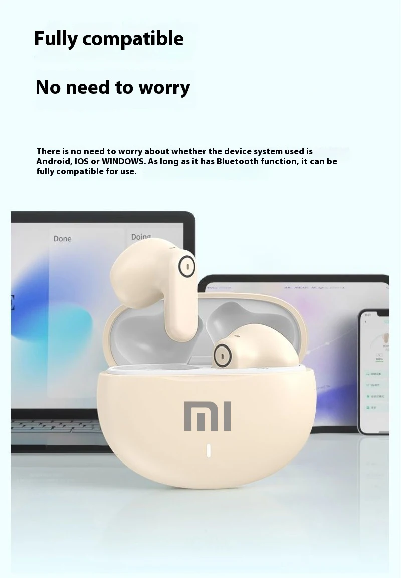 Original Xiaomi NE105 Earphone TWS Wireless Bluetooth Headset HiFi Headphone Mic HD Call Earbuds for Iphone Sport Music Pods