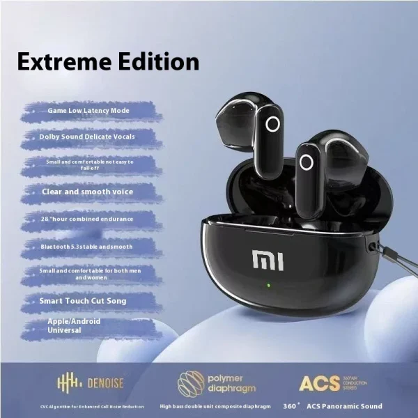 Original Xiaomi NE105 Earphone TWS Wireless Bluetooth Headset HiFi Headphone Mic HD Call Earbuds for Iphone Sport Music Pods - Image 6