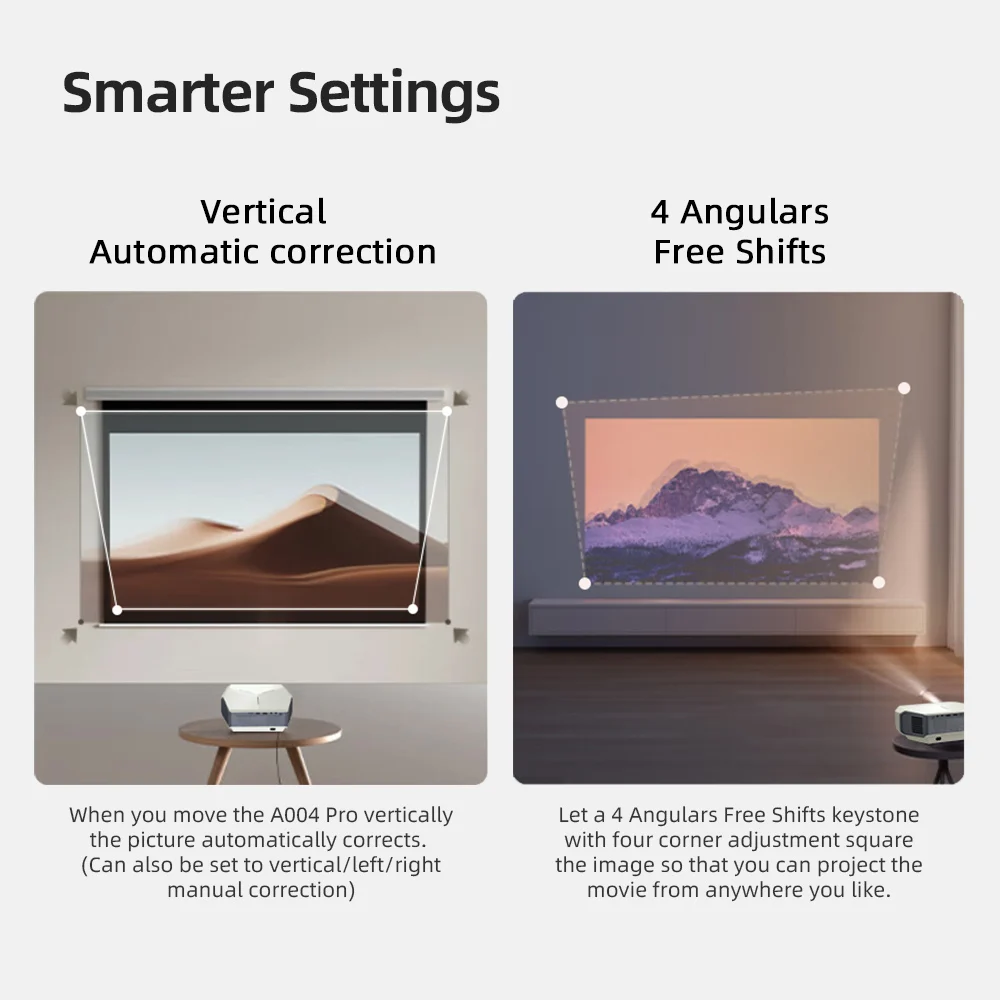AUN A004 Pro Android Projector Portable Full HD Home Cinema 4K Movie Decode 1080P VideoProjector Electric Focus 3D MINI Theater AUN A004 Pro Android Projector Portable Full HD Home Cinema 4K Movie Decode 1080P VideoProjector Electric Focus 3D MINI Theater
