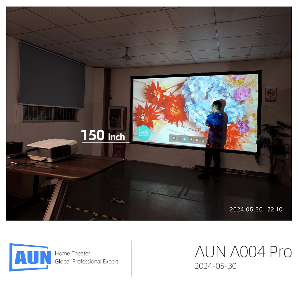 AUN A004 Pro Android Projector Portable Full HD Home Cinema 4K Movie Decode 1080P VideoProjector Electric Focus 3D MINI Theater AUN A004 Pro Android Projector Portable Full HD Home Cinema 4K Movie Decode 1080P VideoProjector Electric Focus 3D MINI Theater