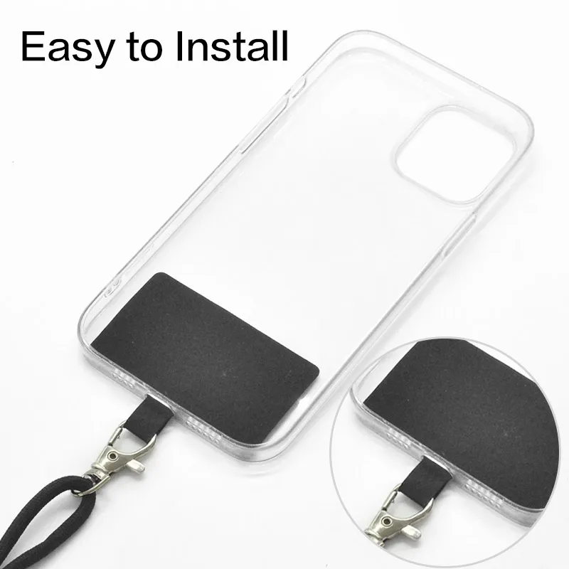 150cm Universal Adjustable Phone Lanyard Strap Mobile Phone Hanging Rope Neck Straps Anti-lost Lanyards Cell Phone Accessories