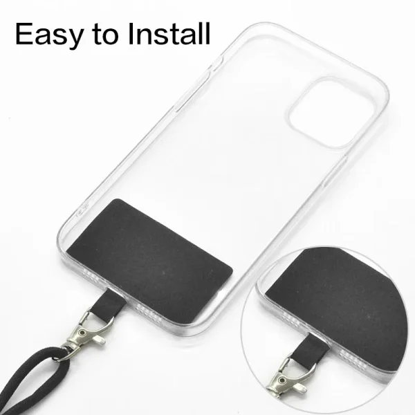 150cm Universal Adjustable Phone Lanyard Strap Mobile Phone Hanging Rope Neck Straps Anti-lost Lanyards Cell Phone Accessories - Image 4