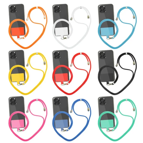 150cm Universal Adjustable Phone Lanyard Strap Mobile Phone Hanging Rope Neck Straps Anti-lost Lanyards Cell Phone Accessories - Image 2