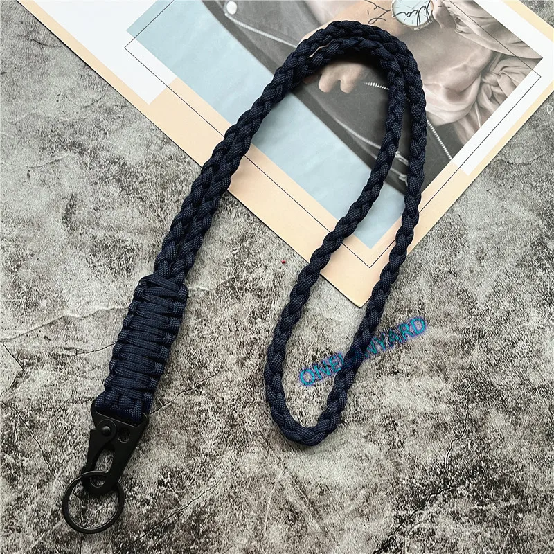 Keychain for Phone Lanyard Neck Strap Handmade Rope Heavy Metal Keyring Lanyard Anti-lost Cellphone Strap Premium Accessories