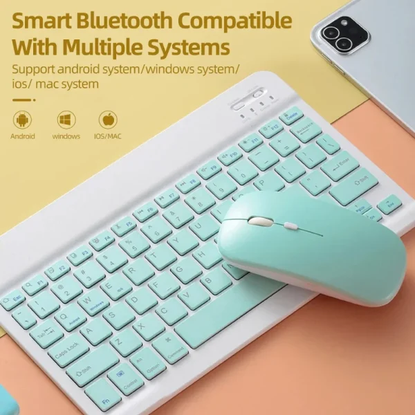 Bluetooth Silent Mouse Universal Optical Mouse Wireless For Ipad Computer Laptop Mice Noiseless Marcaron Computer Accessories - Image 6