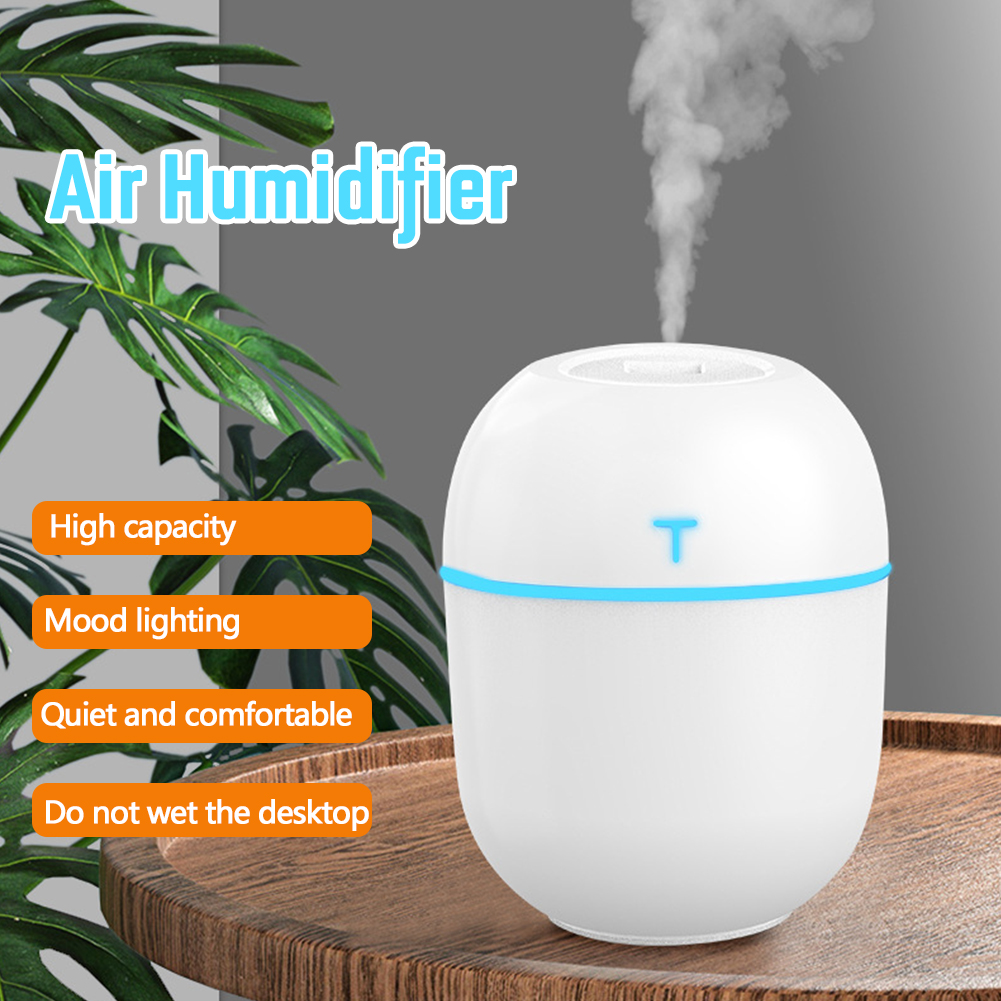 200ML Mini Air Humidifier Ultrasonic Purifier Car Aroma Essential Oil Diffuser USB Mist Maker Portable Home Appliance