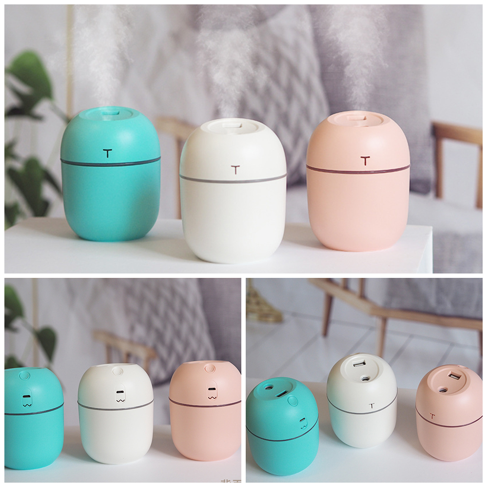 200ML Mini Air Humidifier Ultrasonic Purifier Car Aroma Essential Oil Diffuser USB Mist Maker Portable Home Appliance