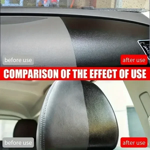 Car Plastic Restorer Back To Black Gloss Auto Interior Leather & Panel Renewal Wax Coating Agent Auto Polish And Repair Coating - Image 4