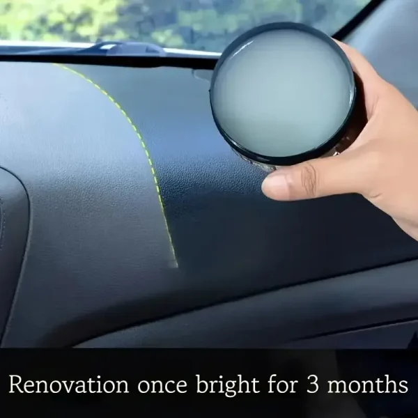 Car Plastic Restorer Back To Black Gloss Auto Interior Leather & Panel Renewal Wax Coating Agent Auto Polish And Repair Coating - Image 3