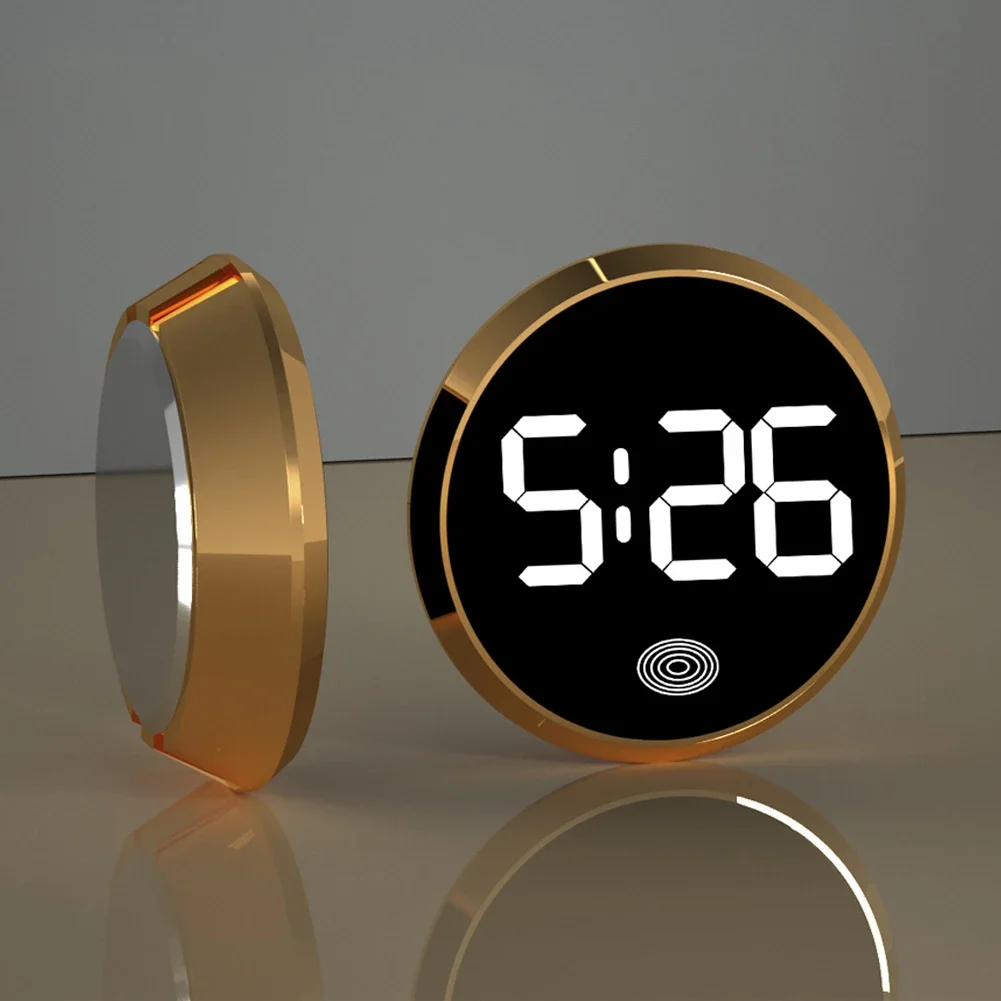 LED Car Luminous Clock Automobiles Internal Stick-On Watch Mini Digital Clocks Auto Ornament Car Interior Parts Accessories
