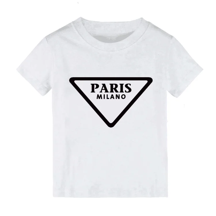 Summer Girls T Shirt Baby Tee Shirt Kids Tops Children Brand Clothes Fashion Casual Letter Print New 2-9Y Summer Girls T Shirt Baby Tee Shirt Kids Tops Children Brand Clothes Fashion Casual Letter Print New 2-9Y